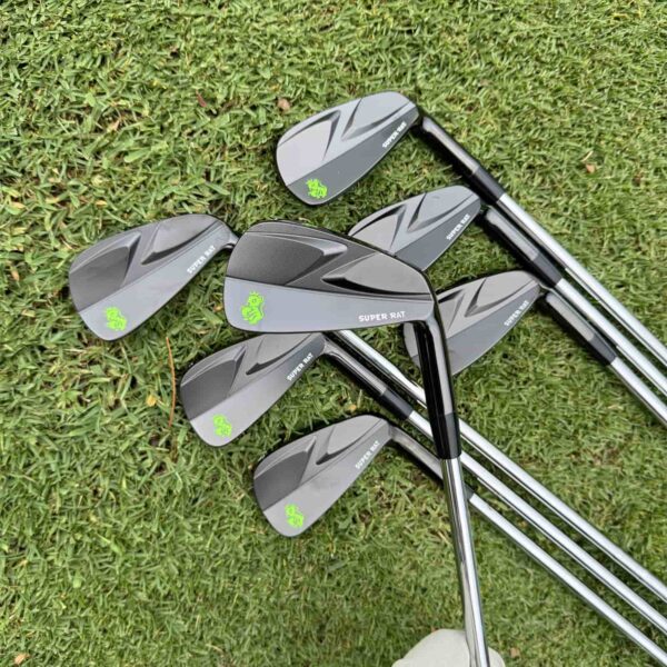 Calong Super Rat Golf Irons MB Forged Set ( 4 5 6 7 8 9 P) With NS950 Stiff Flex Steel Shaft 7pcs RH Golf Clubs