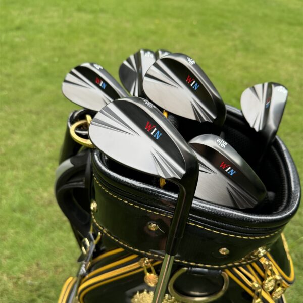 Calong WIN Forged Golf Wedges Black With Dynamic Gold S200 Steel Shaft Full Milled Face Sand Wedge - Image 2