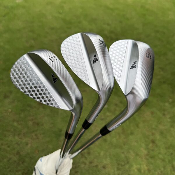 Calong Super Bee Forged Golf Wedges Silvery With Dynamic Gold 115 Wedge Steel Shaft Milled Face Sand Wedge - Image 4