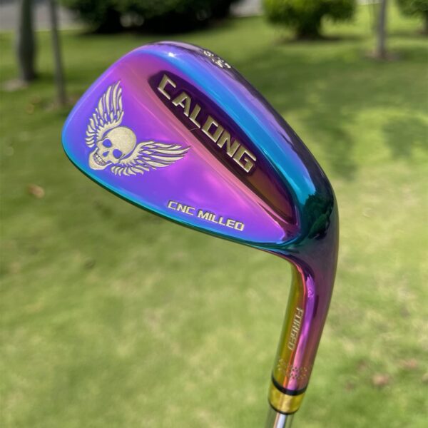 Rainbow Golf Wedge CALONG Crazy Skull Sand Wedges S20C Forged with Original Dynamic Gold Steel Shaft Golf Glubs - Image 4