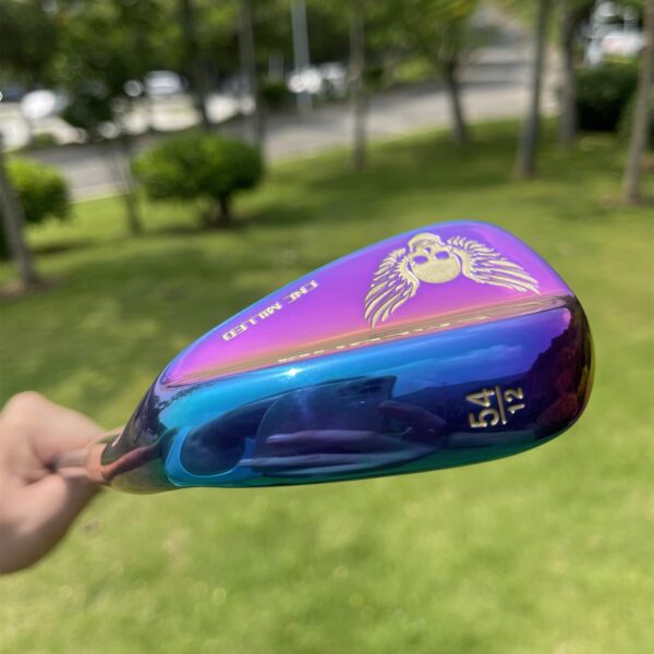 Rainbow Golf Wedge CALONG Crazy Skull Sand Wedges S20C Forged with Original Dynamic Gold Steel Shaft Golf Glubs - Image 6